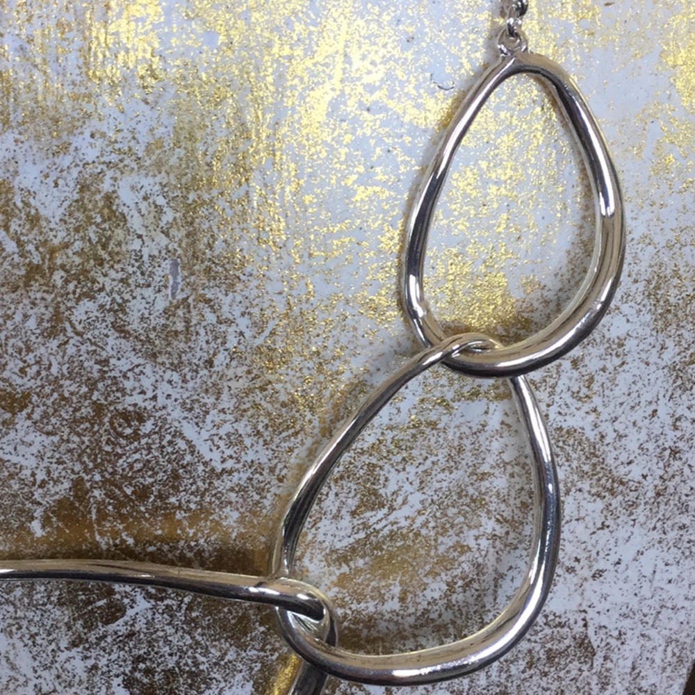 Silver Statement Necklace - Picture 2 of 7